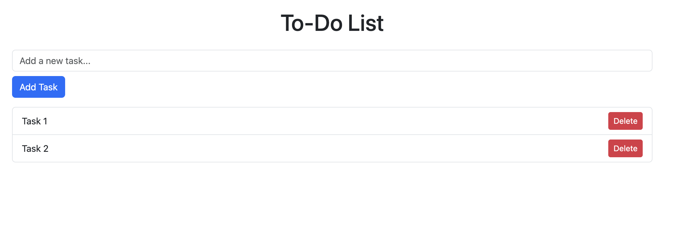 Image of To-Do List App